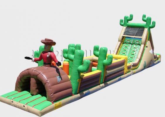 Western inflatable Obstacle Course