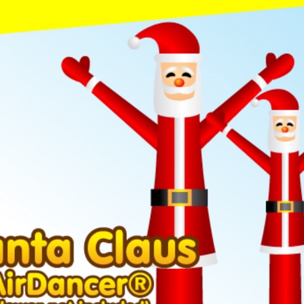 Fun Christmas theme air dancer