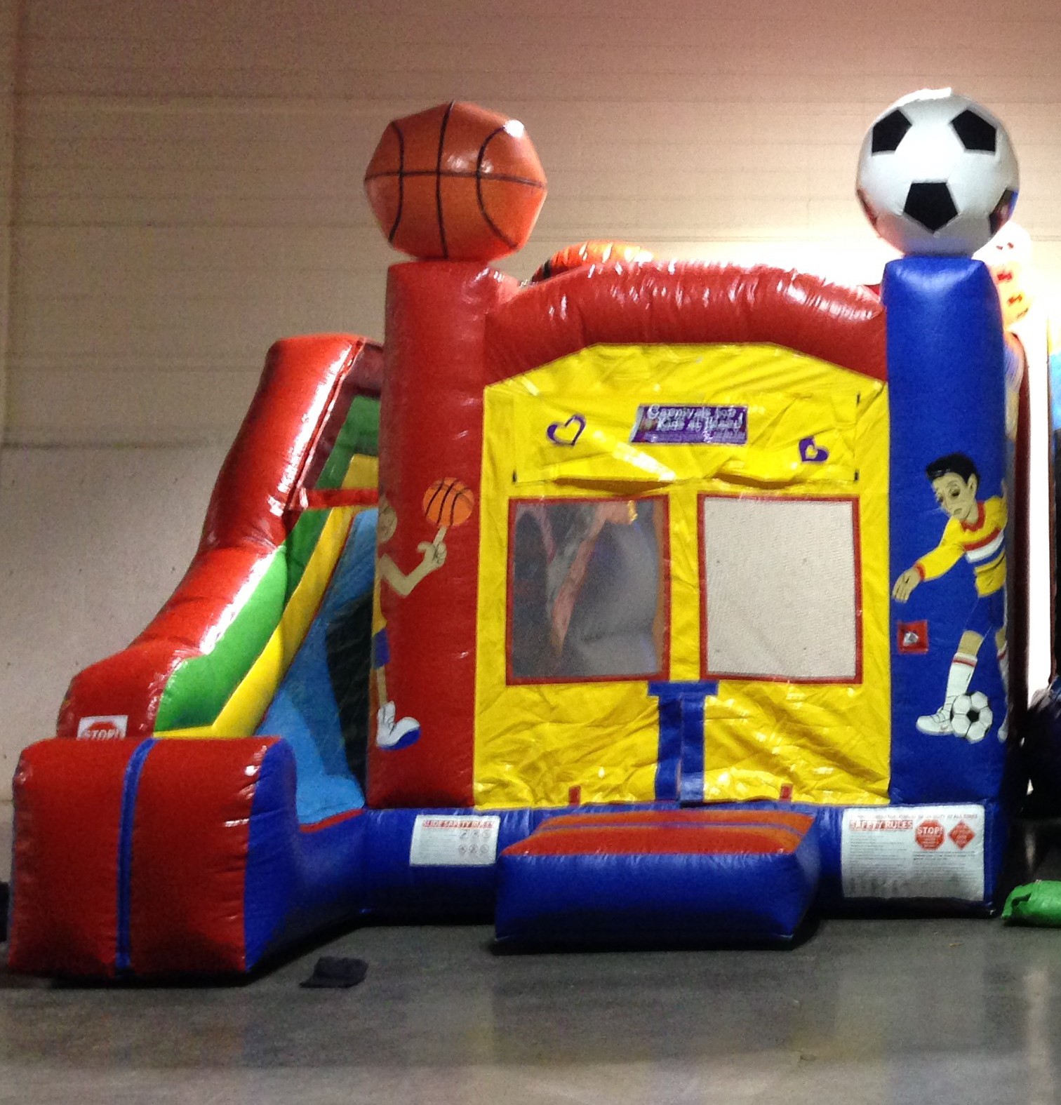 Jr. Sports Jump House Combo (JC400) 5 day rental- Pickup only 