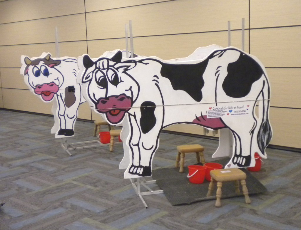 drink cart cow
