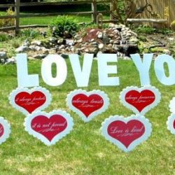 Just married yard signs