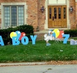 its a boy yard sign rentals