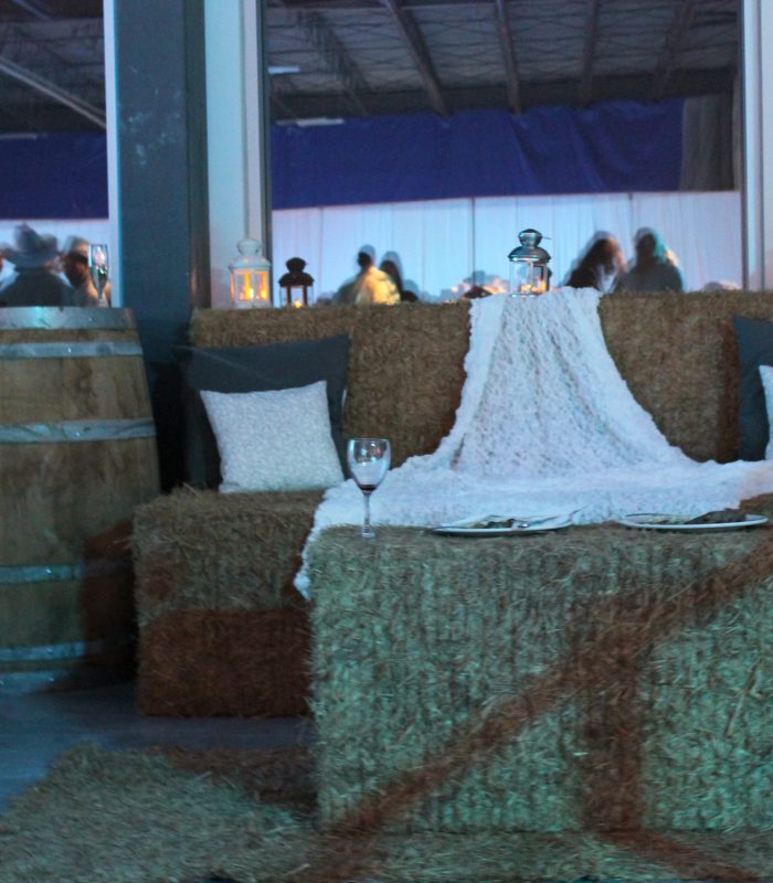 Hay Bales Great for Weddings