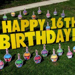 Birthday yard sign Rentals