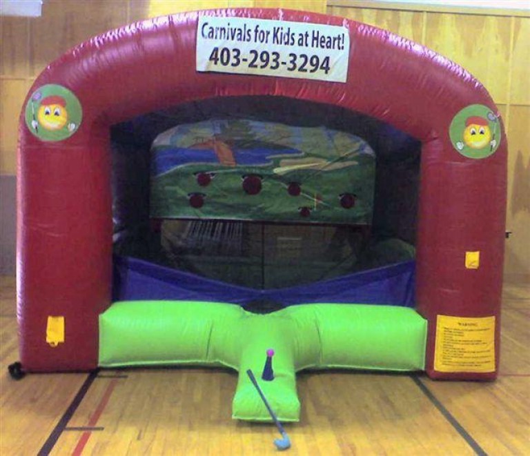 Red Inflatable Golf Game (IG813) Carnivals for Kids at Heart
