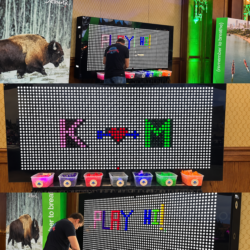 Giant 8 foot long Lite Brite