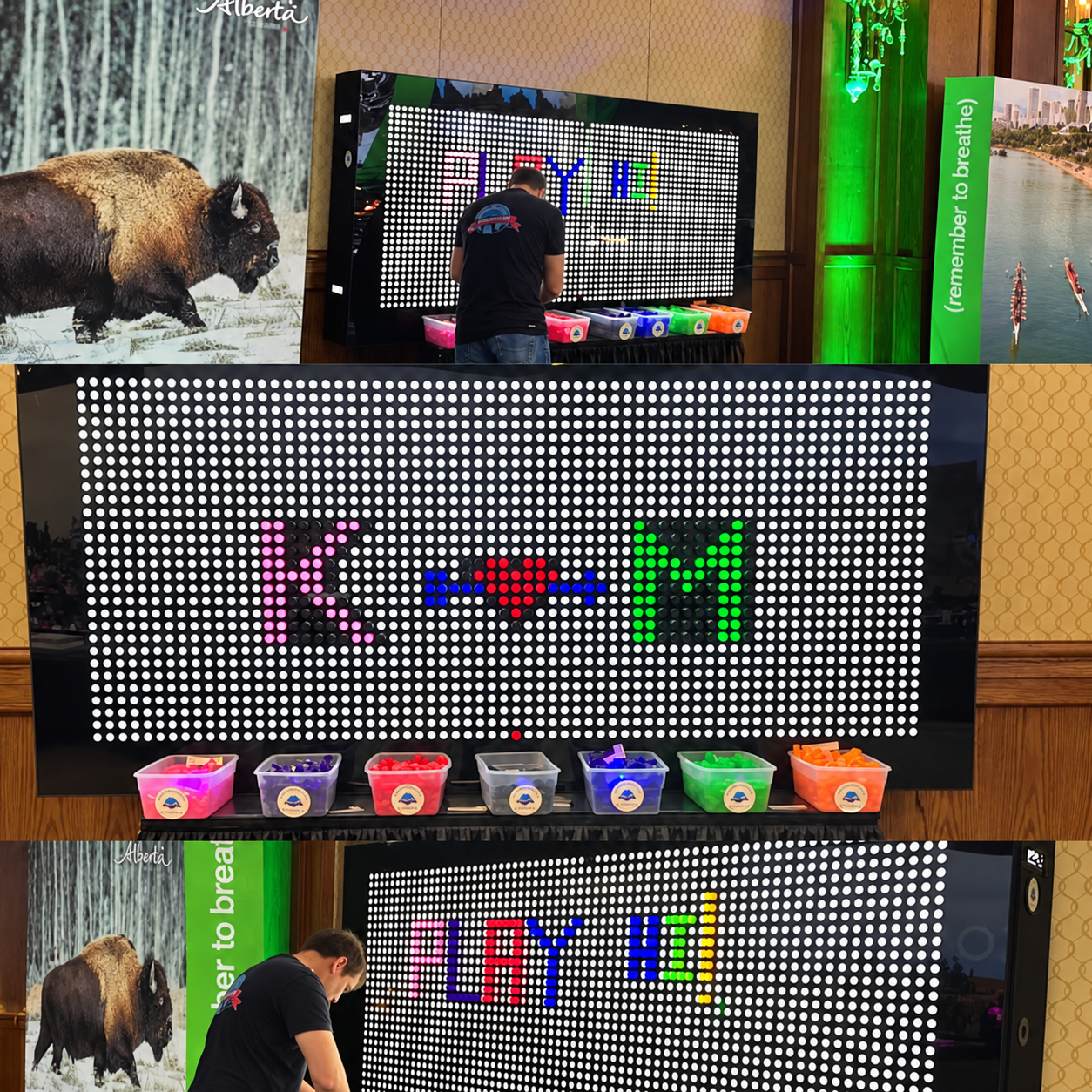 Giant 8 foot long Lite Brite