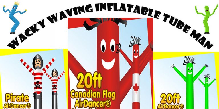 Inflatable arm guy