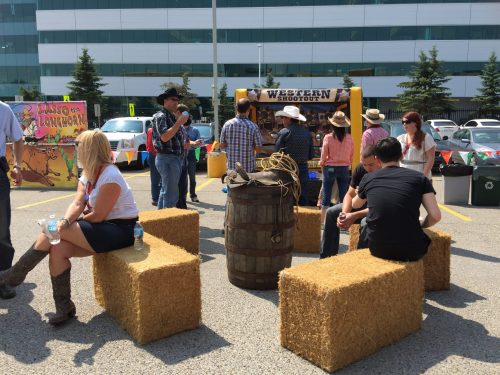 Corporate stampede western events are a staple of Calgary’s economy
