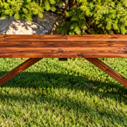 Wagon Wheel bench (WD126- BEN)