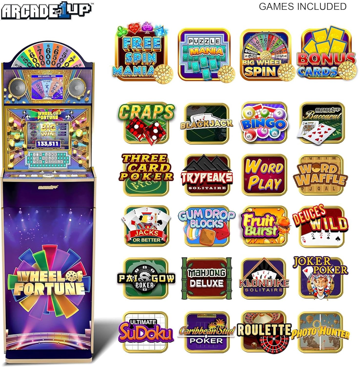 casino games on the arcade ups