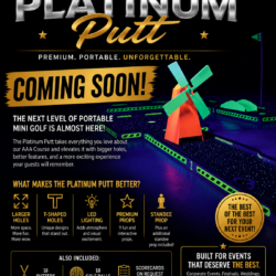 Platinum AAA Mini Golf Black carpet LED (MP-Platium) - Coming August 2026 (Roughly 30 times rarer than gold in the Earth's crust)