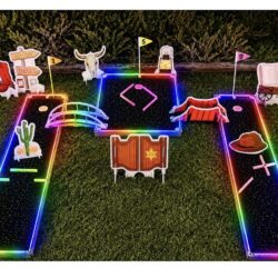 Platinum AAA Mini Golf Black carpet LED on- add - elevate the elevated! (MP-DUEL 3)