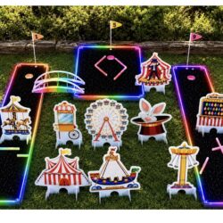 Dueling Platinum AAA Mini Golf Black carpet LED (MP-DUEL 3 ) - (Roughly 30 times rarer than gold in the Earth's crust)