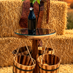 Rustic Western 4 Bucket wheel (WD-Bucket)