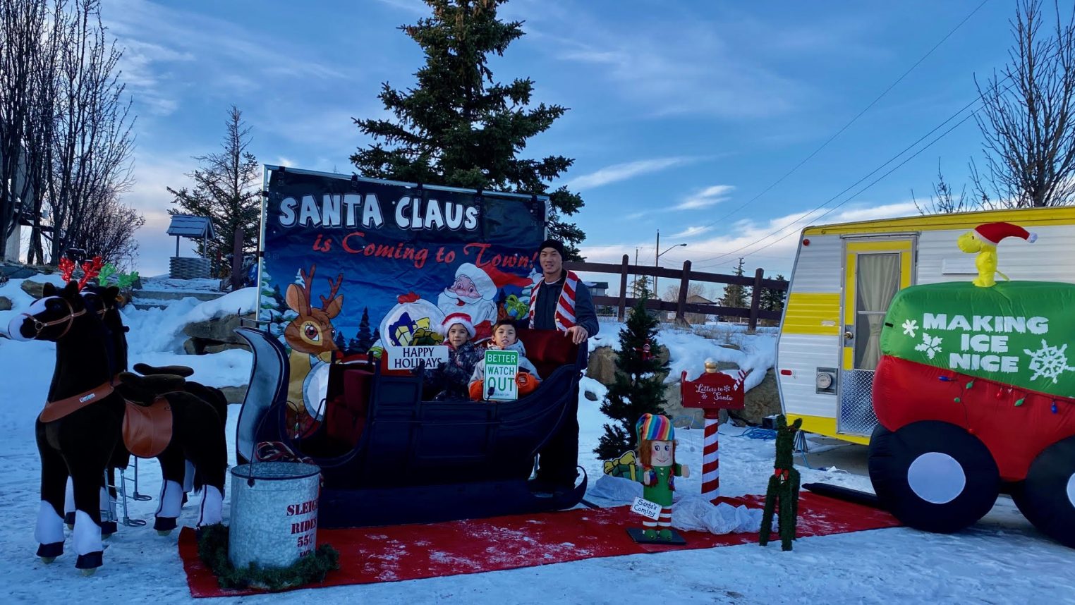 Santa Sleigh rentals for this Christmas Carnivals for Kids at Heart